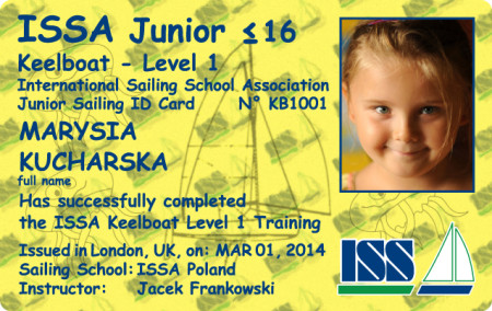 For more details about ISSA Keelboat Certificate go to www.issa-schools.org